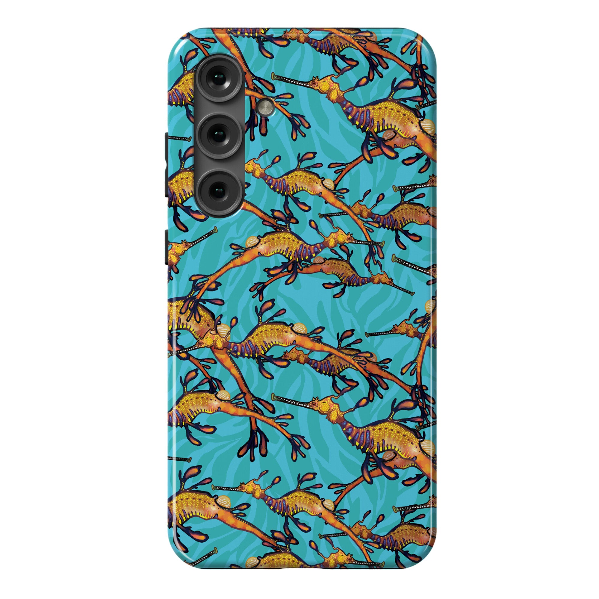Weedy Sea Dragon Nautical Pattern Phone Case